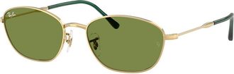 Ray-Ban RB3749 001/4E Womens Sunglasses Gold Size 55