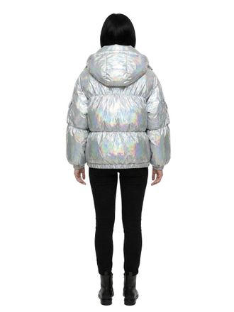 Dolce & Gabbana Womens Gray Polyamide Shell Jacket Clothing