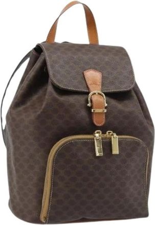 Celine Pre-owned Backpacks, female, Brown, Size: ONE SIZE Pre-owned Vintage Backpack