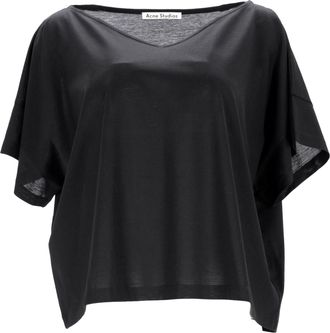 Acne Studios Acne Studios Susanna M Cot T-shirt in zwart katoen