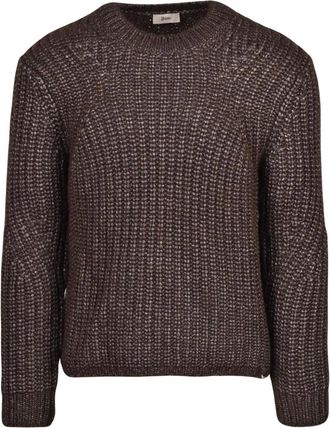 Herno Maglione Girocollo - Knitwear - Mujer - Marr&oacute;n - M