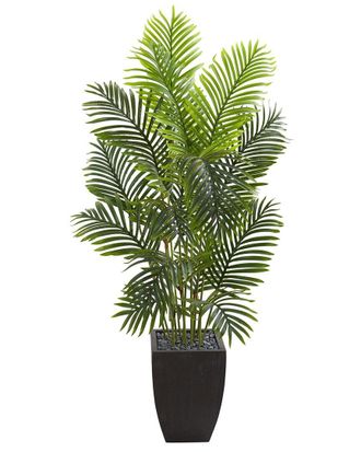 Nearly Natural 5.5Ft Paradise Palm Artificial Tree In Square Planter