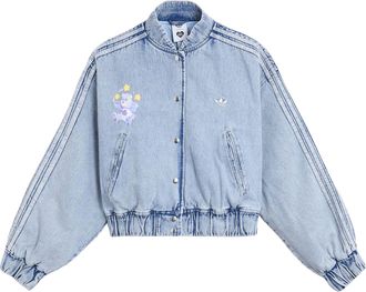 adidas (WMNS) adidas Care Bear Bomber Jacket Asia Sizing Electric Sky KQ6747