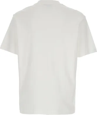 Emporio Armani Mens Crew Neck T-Shirt White Cotton T-Shirts And Polos