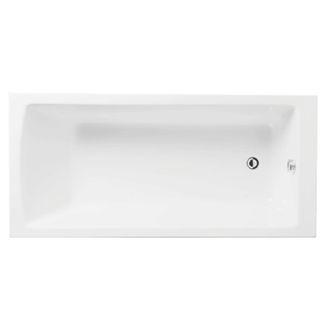 Vitra Ba&ntilde;era Rectangular De 170x75cm Con Patas Vitra Neon Blancas + Desag&uuml;e Wirquin Con Tapa Y Tap&oacute;n De Acero Inoxidable/cromo