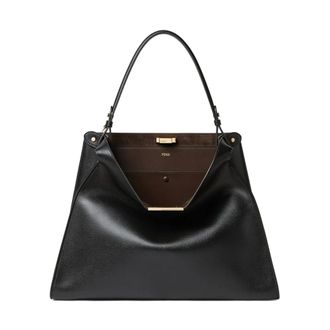 Fendi Dames, Tassen, Zwart, Maat: ONE Size Leer