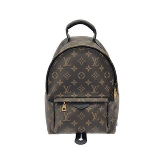 Louis Vuitton Marron Coated Canvas Backpack (Pre-Owned)