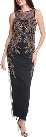 Adrianna Papell Sleeveless Embellished Maxi Dress