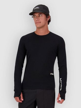 Mons Royale Temple Merino Long Sleeve Thermo Shirt zwart