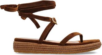 Gianvito Rossi Sandali in pelle - Marrone