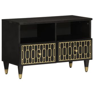 vidaXL Mueble De Tv Madera Maciza De Mango 70x33x46 Cm Vidaxl