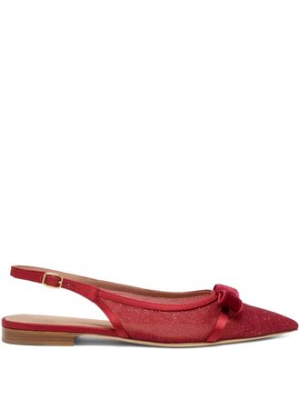 Malone Souliers Jama slingback flat pumps - Red