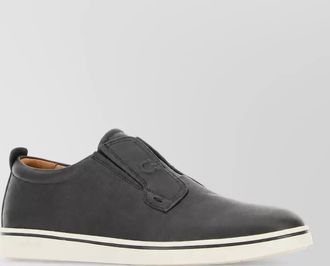 Ferragamo leather slip-on sneakers