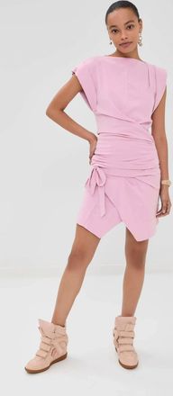 Isabel Marant Berenice Mini Skirt In Pale Pink