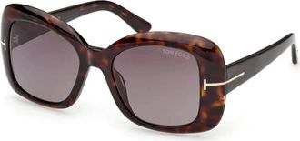 Tom Ford TF1348s Sandra - Dames - Zonnebrillen - Bruin - ONE Size - Accessoires
