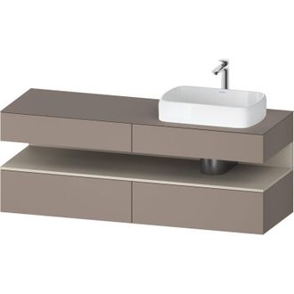 Duravit Qatego Consola Mueble Bajo Lavabo, 2 Extensiones, 2 - Duravit