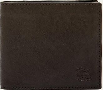 IL BISONTE Mens Galileo Leather Bifold Wallet