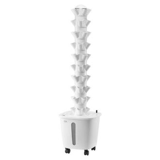 OEM Sistema De Cultivo Hidrop&oacute;nico, Torre Hidrop&oacute;nica Vertical De 10 Niveles Con 50 C&aacute;psulas, Bomba De Agua Y Ruedas, Kit De Germinaci&oacute;n De Plantas De Int