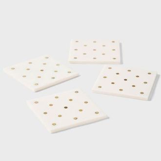 Mela Artisans Sitara Coasters in Gold at Nordstrom