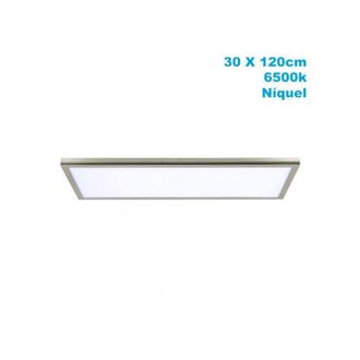 Fabrilamp Fabrilamp - Panel superf. 72w 6500k tivoli niquel 2,5x30x120cm 6120 lm