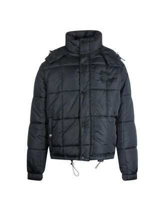 Off-white Mens Off-White Quilted Black Puffer Jacket - Size: 42/Regular