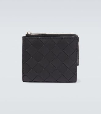 Bottega Veneta Intrecciato leather bifold wallet