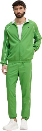 Lacoste Trim Accent Sport Trainingspak - Heren - Trainingspakken - Groen - 2XL - Polyester - Fitness