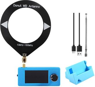 OEM Radio Si4732 De 10 Khz A 180 Mhz, Onda Corta, Onda Media, Vhf, Fm/am/lsb/usb, Pantalla De Bolsillo De 1,9 Pulgadas, Radio Si4732 + Soporte 3d