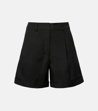 Max Mara Cotton poplin shorts