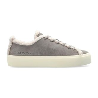 INUIKII Shearling Lage schoenen - Dames - Sneakers - Grijs - 36 EU - Wol - Schoenen