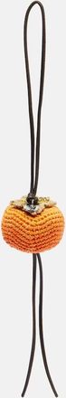 J.W.Anderson Persimmon crochet bag charm