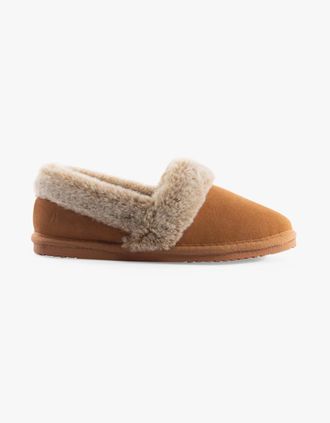 Hush Puppies Womens Hush Puppies ARIEL Womens Slippers Tan - Brown - Size: 4
