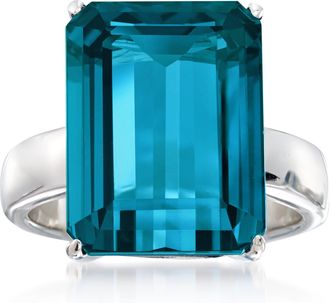 Ross-Simons London Blue Topaz Ring in Sterling Silver