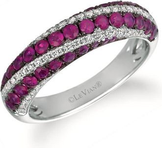 Le Vian Ladies Passion Ruby Rings set in 14K Vanilla Gold