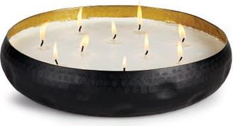 Napa Home & Garden Oudh Noir 10-Wick Candle Tray in Black at Nordstrom