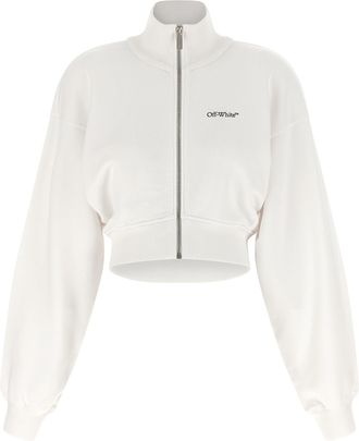 Off-white Felpa bianca Arrow Glowing Flower