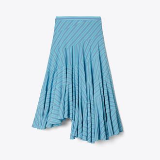 Tory Burch Womens Asymmetric Jersey Skirt, size 16