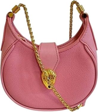 Bulgari Pre-owned Mini Bags, female, Pink, Size: ONE SIZE Pre-owned Mini Shoulder Bag