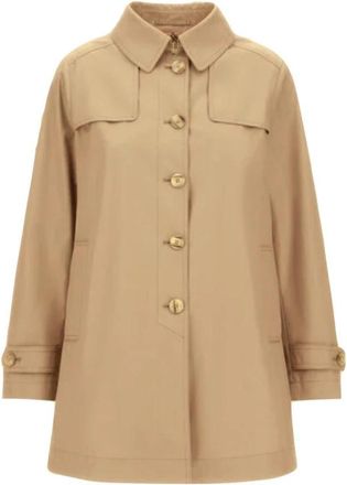 Herno Delon Trenchcoat - Dames - Trenchcoats - Bruin - L - Katoen - Jassen