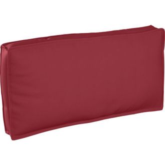 vidaXL Coj&iacute;n De Pal&eacute; Para Asiento / Respaldo Rojo Vino 120 X 60 X 12 Cm Vidaxl