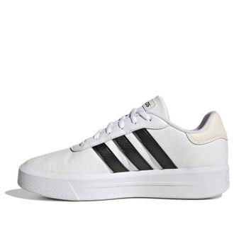 adidas (WMNS) adidas Court Platform Shoes White Black HQ4532
