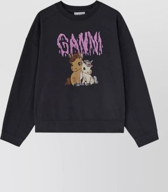 Ganni printed sweatshirt