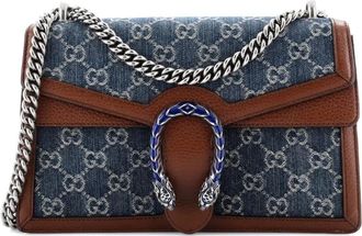 Gucci Dionysus GG denim kleine schoudertas - Blauw