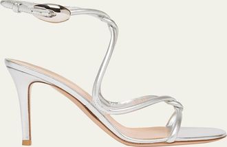 Gianvito Rossi Mamba Napa Leather Serpent Sandals