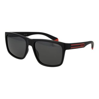 Polaroid Mens Black Plastic Sunglasses - One Size