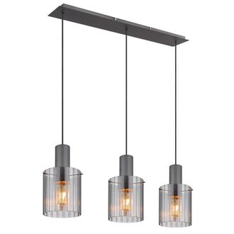 Globo Lighting L&aacute;mpara Colgante - Tulivar - Negro - Vidrio - Gran