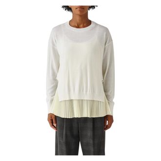 Meimeij Dames, Truien, Wit, Maat: M