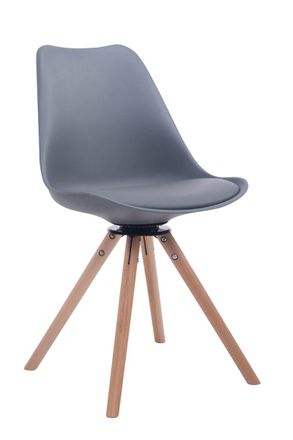 Clp Clp - Silla Para Visitas Troyes Rund Gris Natural