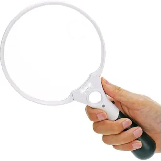 OEM Lente DIngrandimento Da Lettura Da 137 Mm Con 3 Led, Ingrandimento 2x/4x/25x, Lente DIngrandimento Portatile Per Lettura, Ispezione, Collezionismo E H