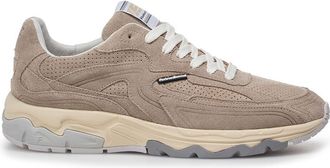 Floris Van Bommel Van Bommel sneaker beige suede effen stijlvolle zomersneaker